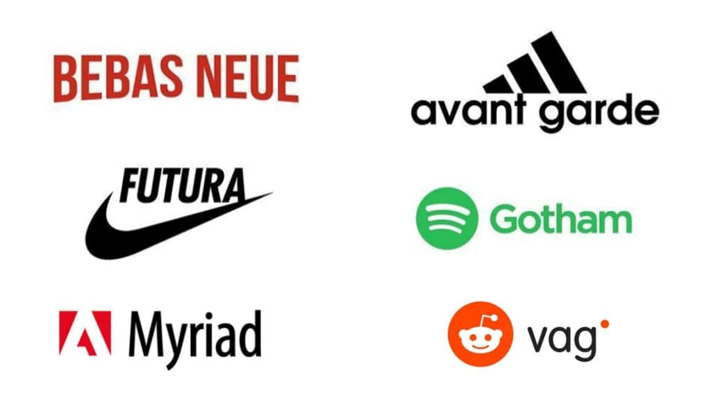 Famous Logos Fonts Used