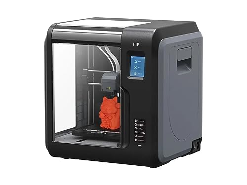 Monoprice Voxel 3D Printer - Fully Enclosed With Removable Heated Build Plate (150 X 150 X 150 Mm) Touch Screen, 8Gb And Wi-Fi, Black/Gray, Large