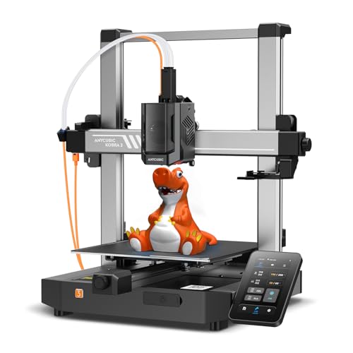 Anycubic Kobra 3 3D Printer Only, Max 600Mm/S Print Speed Full-Auto Calibration Details Better, Multi-Color 3D Printing Need With Additional Anycubic Ace Pro, Explore Endless Fun 9.8'X9.8'X10.2'
