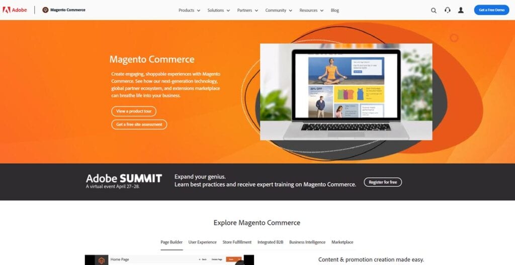 Magento Commerce Site