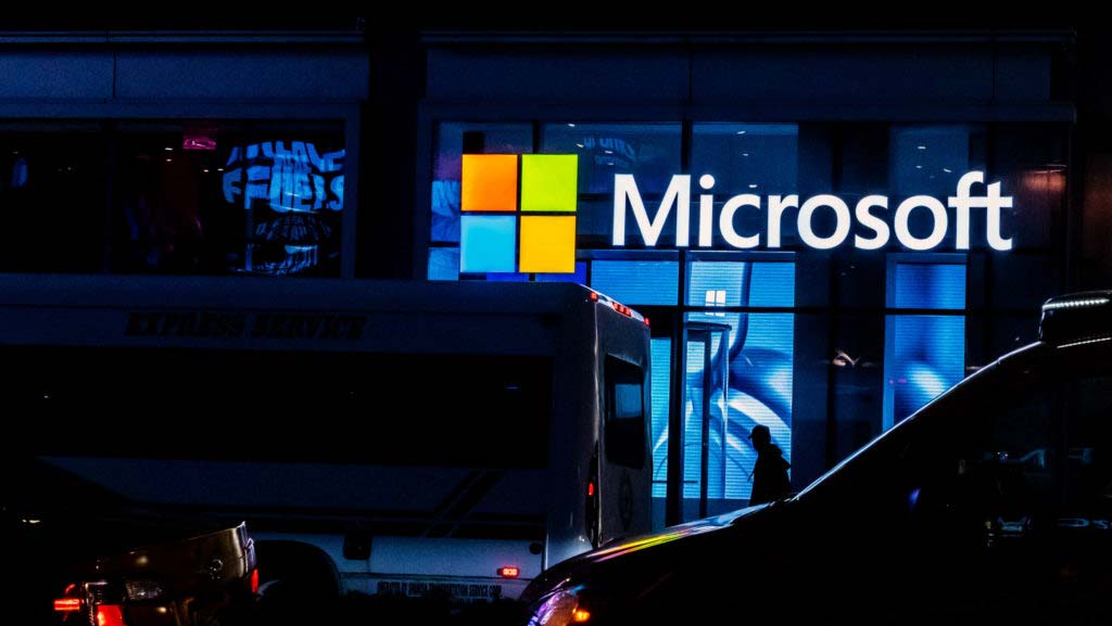 Microsoft Outdoor Advertising Signage Example