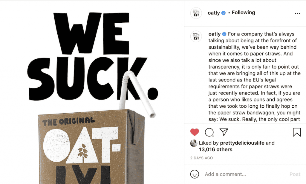 Brand Tone Of Voice Example Instagram