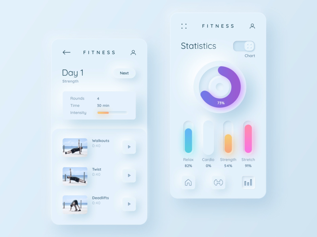 User Interface Design Trends Neomorphism