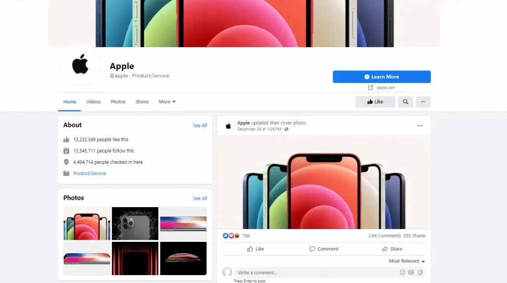 Apple Social Media Marketing Examples
