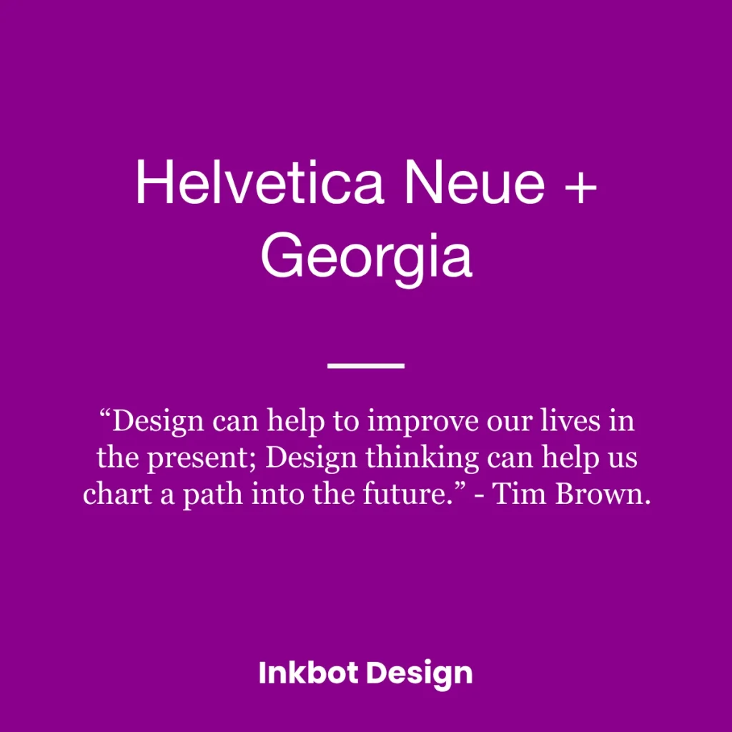 Best Font Pairing For Helvetica Neue