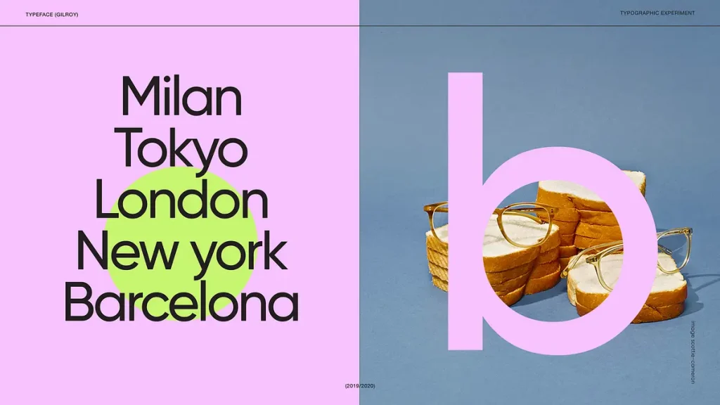 Best Graphic Design Fonts Gilroy