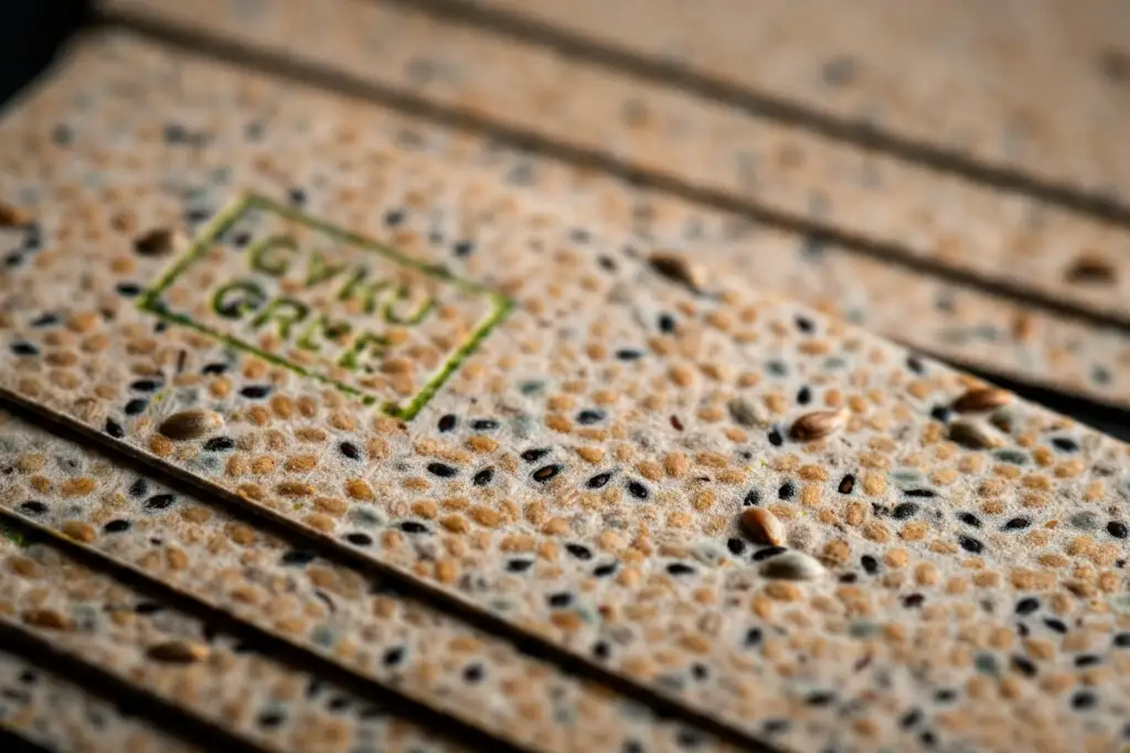 Biodegradable Business Cards Embedded With Seeds
