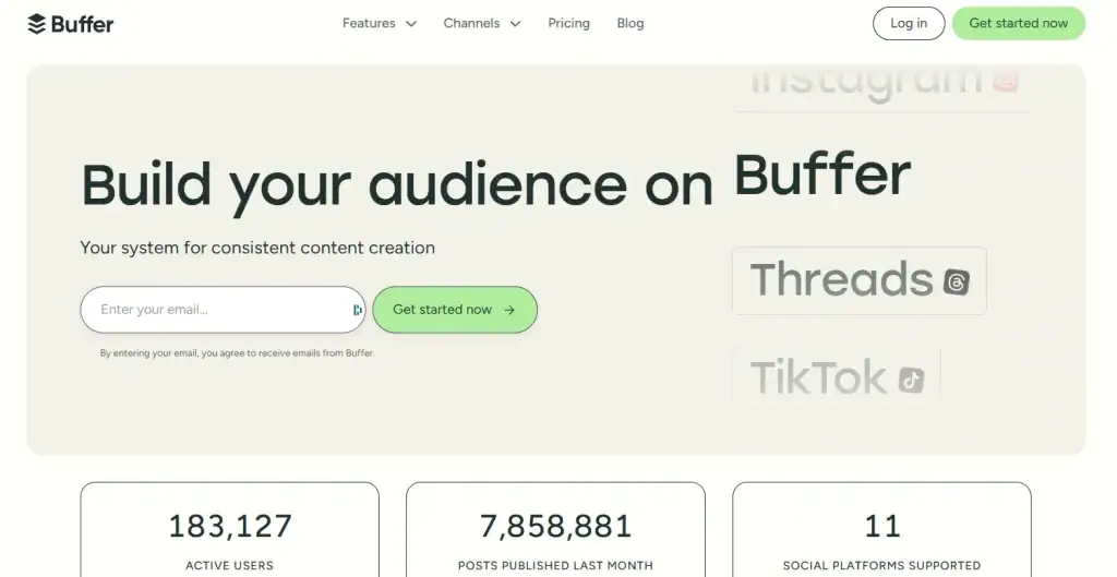 Buffer Landing Page Example