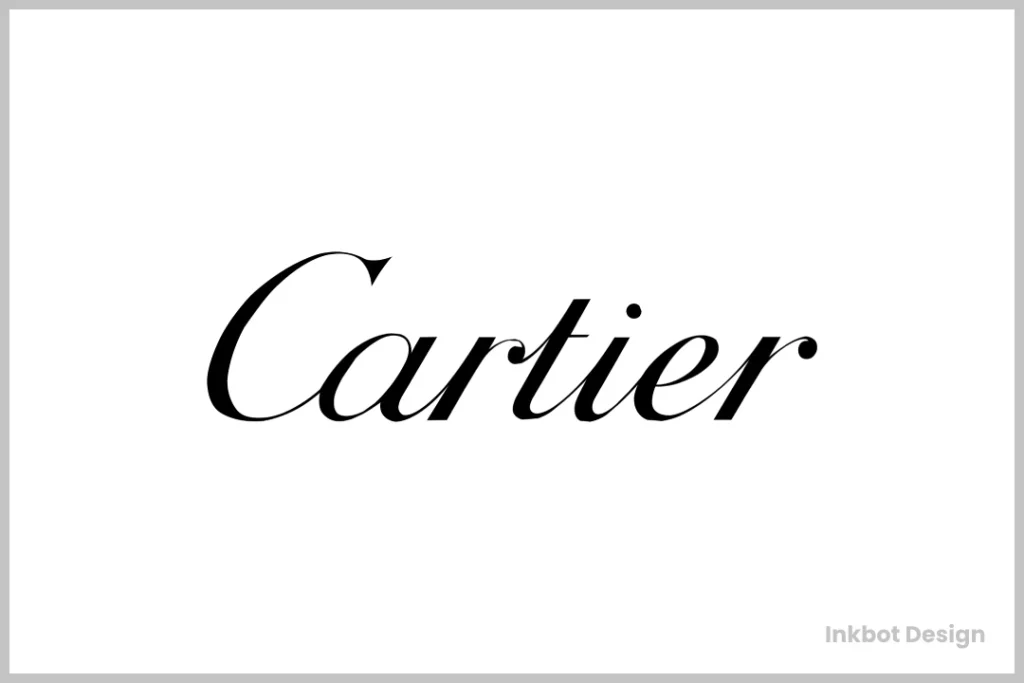 Cartier Logo Design Script Font