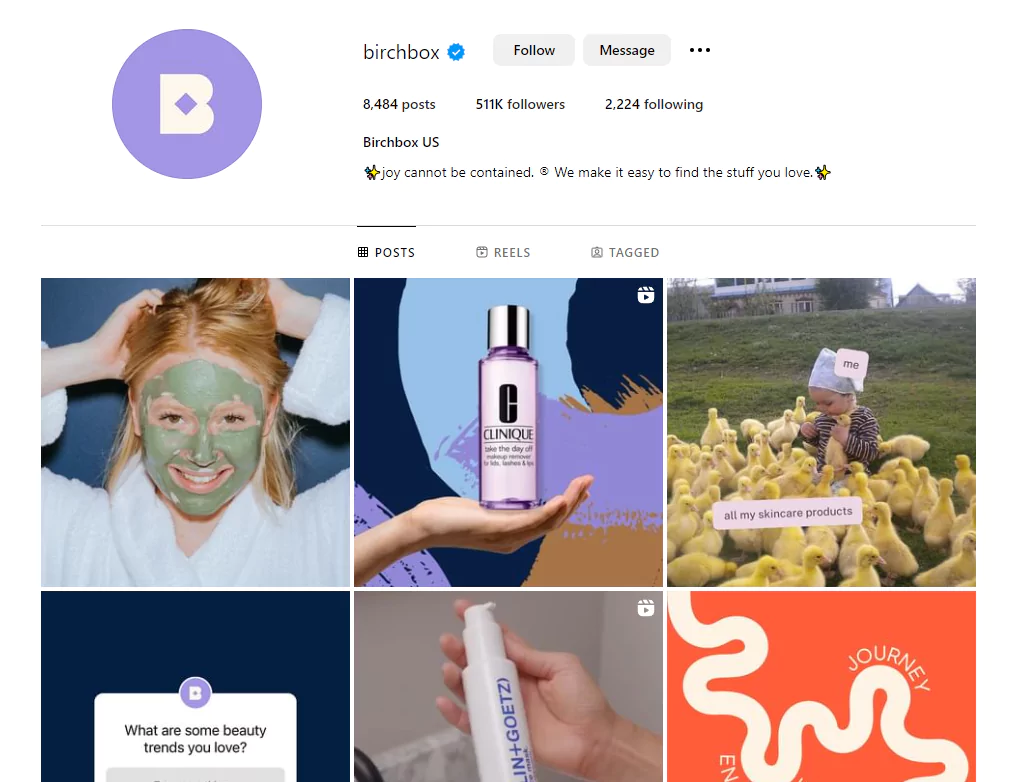 Customer Loyalty Instagram Example