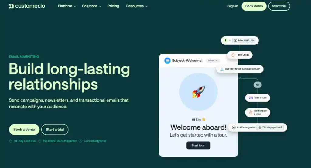 Customer.io Best For Saas And Product Led Businesses