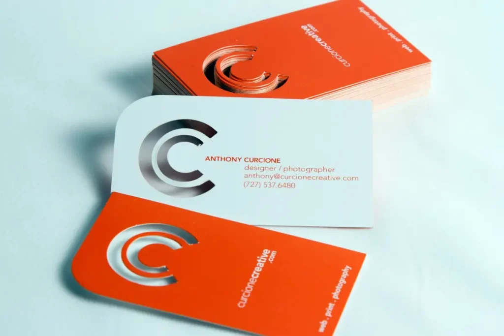 Die Cut Business Cards