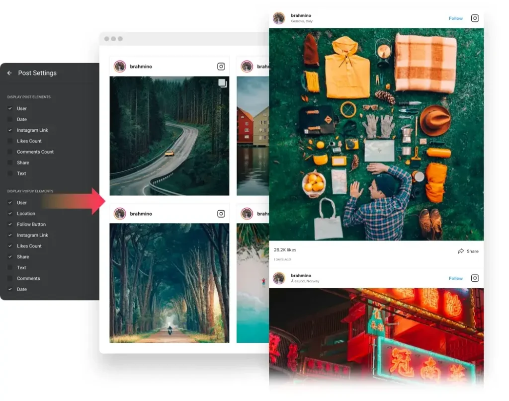 Elfsight Embed Instagram Feed In Wordpress