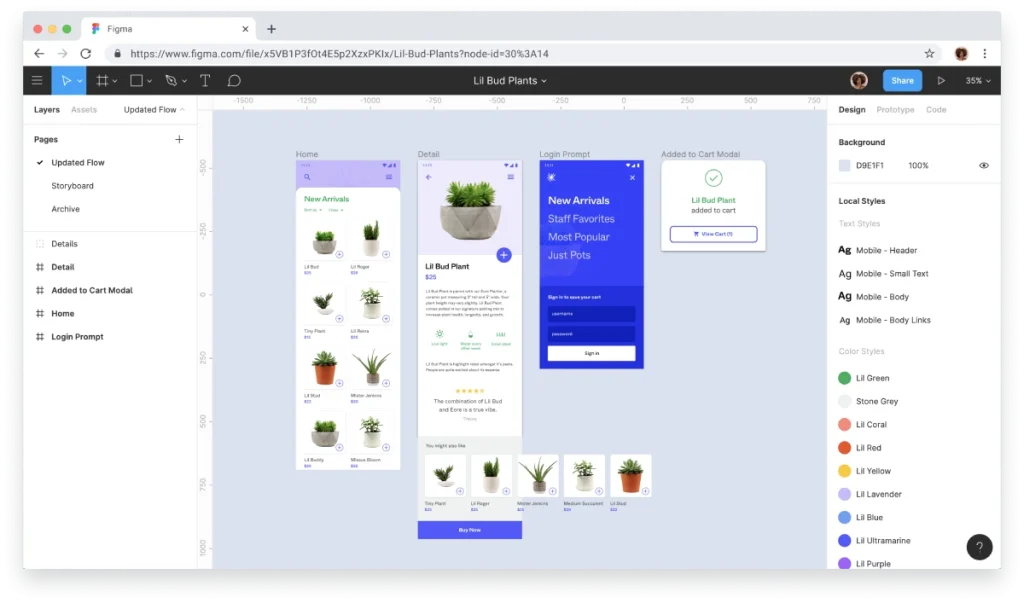 Figma Web Development Tool