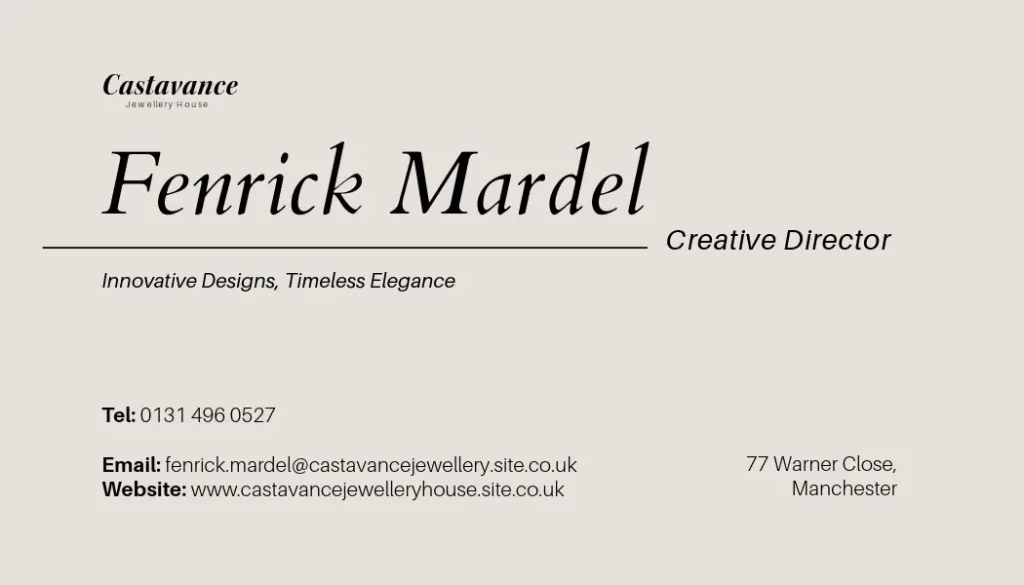 Free Minimal Business Card Template