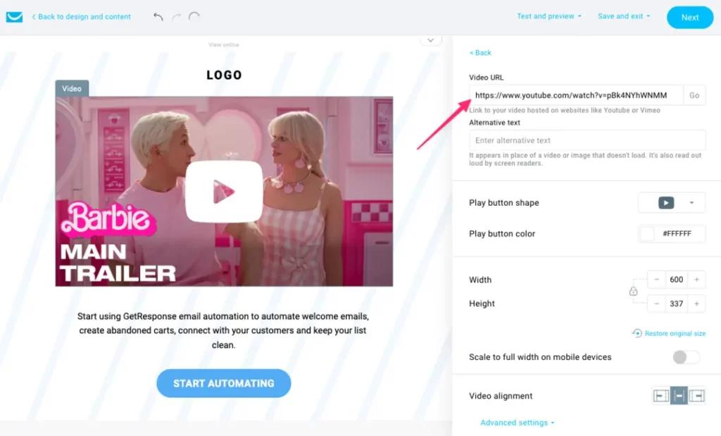 How To Embed A Youtube Video In Getresponse