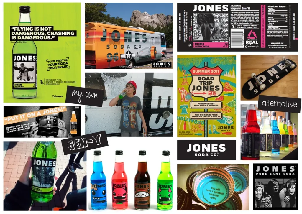 Jones Soda Co Moodboards Example