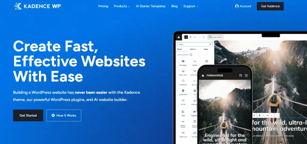 Kadence Wordpress Design Theme