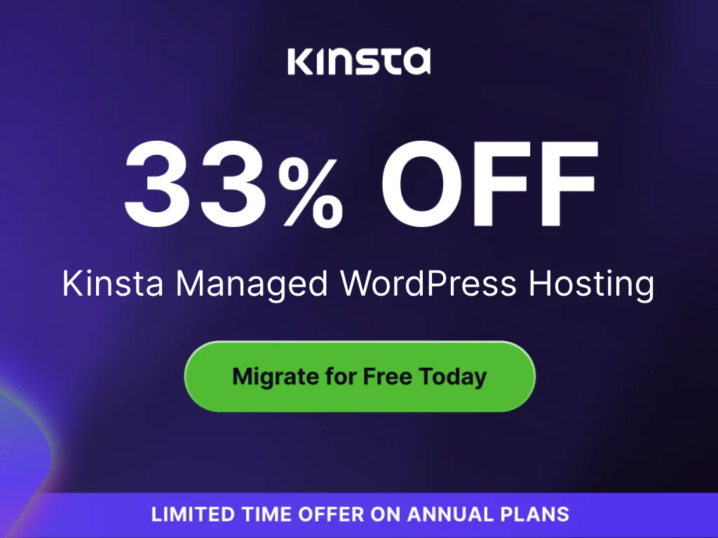 Kinsta Wordpress Hosting Discount