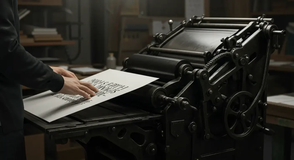 Letterpress Printing Process Explained