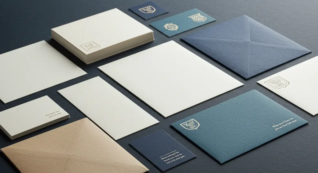 Letterpress Stationery Design Examples