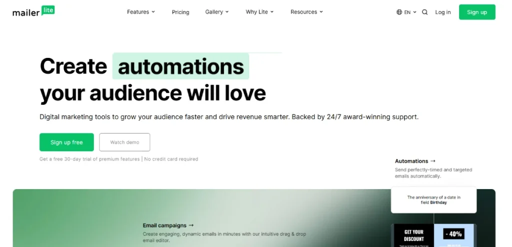Mailerlite Email Marketing Review