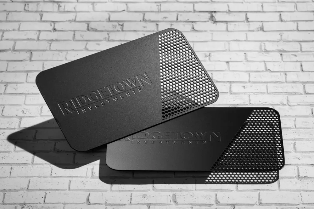 Metal Business Card Design Ideas