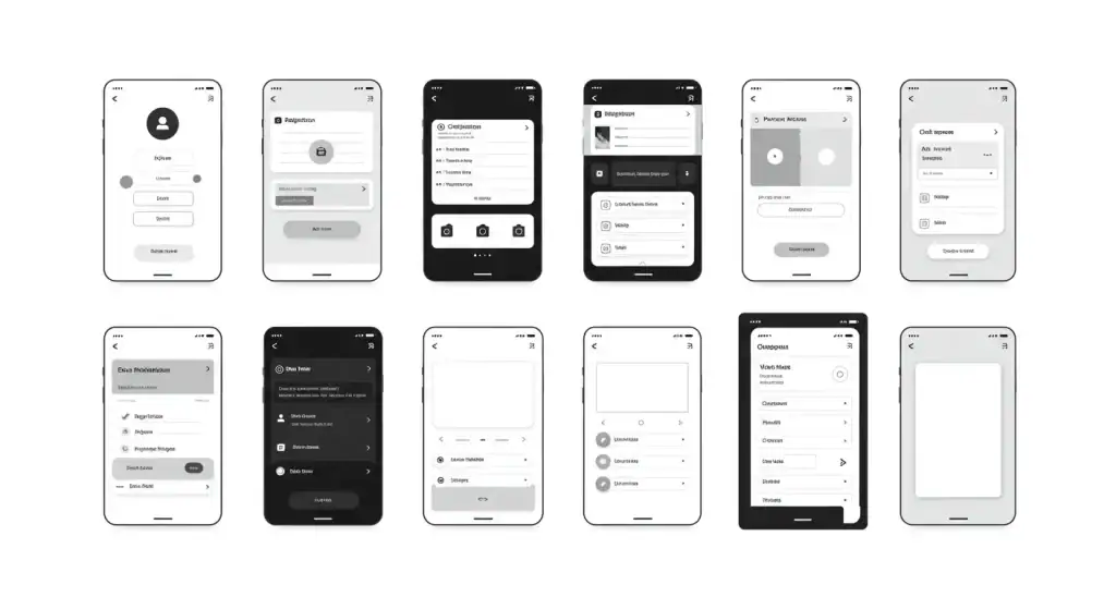 Mobile App Wireframe