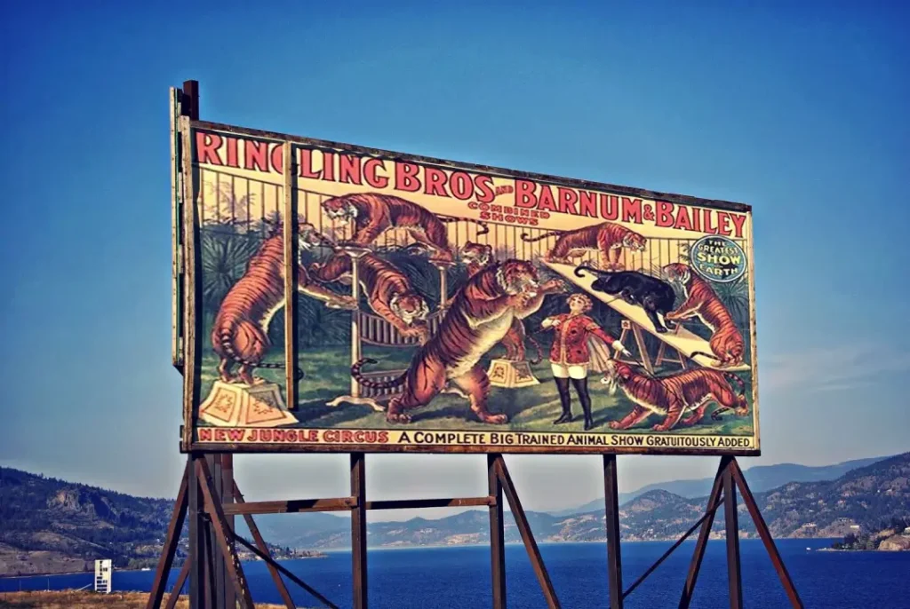 Oldest Billboard First Ever Barnum Bailey