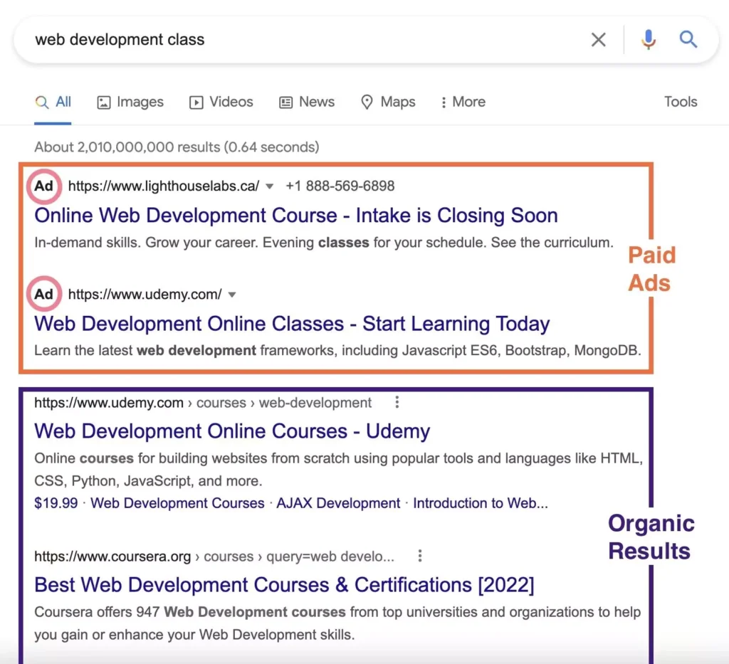 Paid Ads Vs Organic Results 6539A28B795Dc
