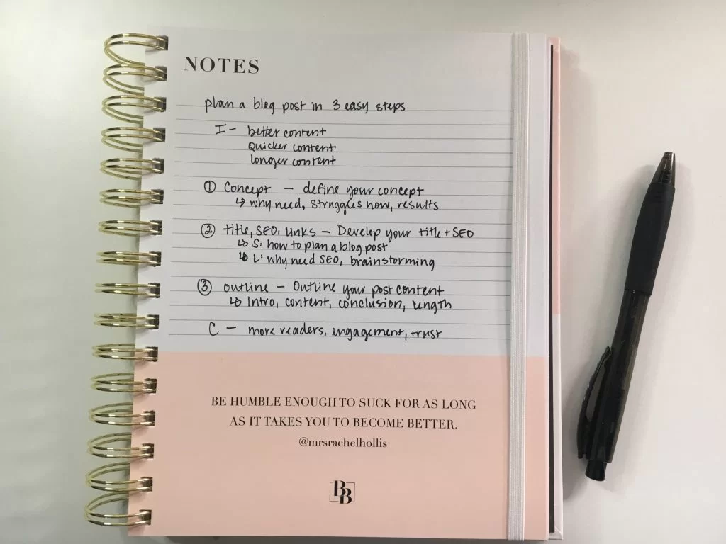 Plan A Blog Post