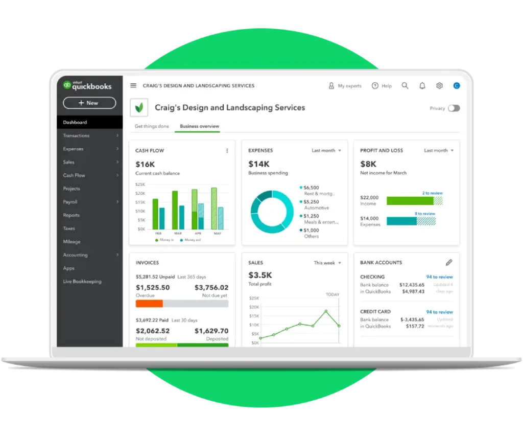 Quickbooks Online Small Business Tools
