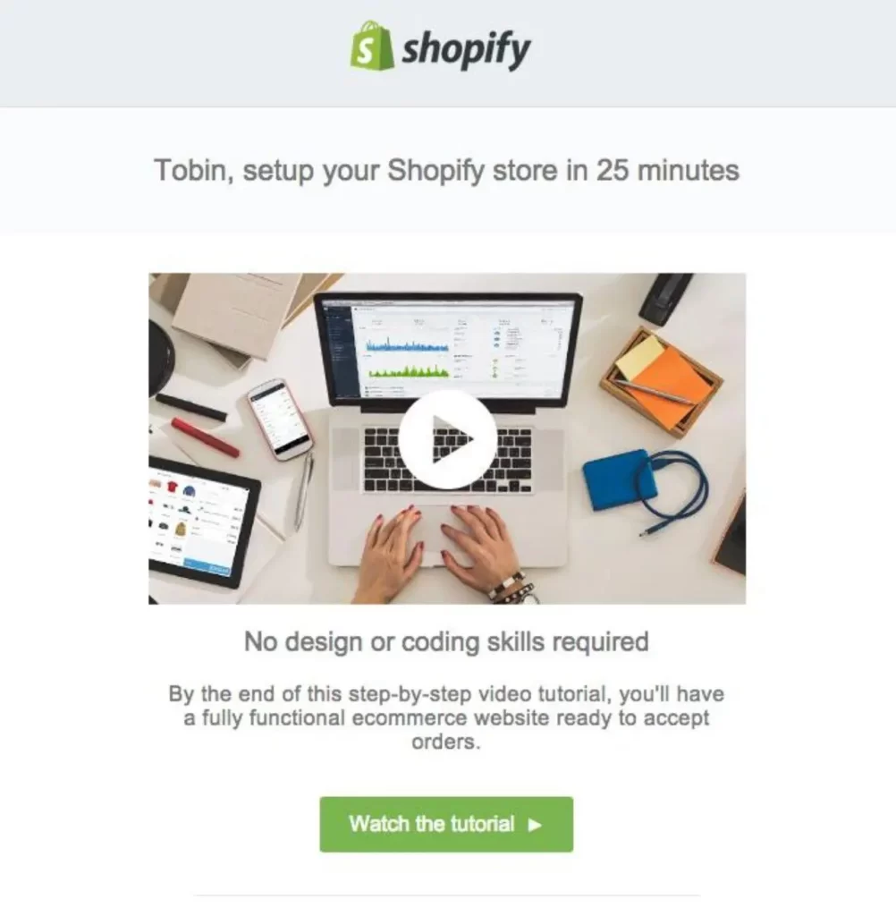 Shopify Email Marketing Examples