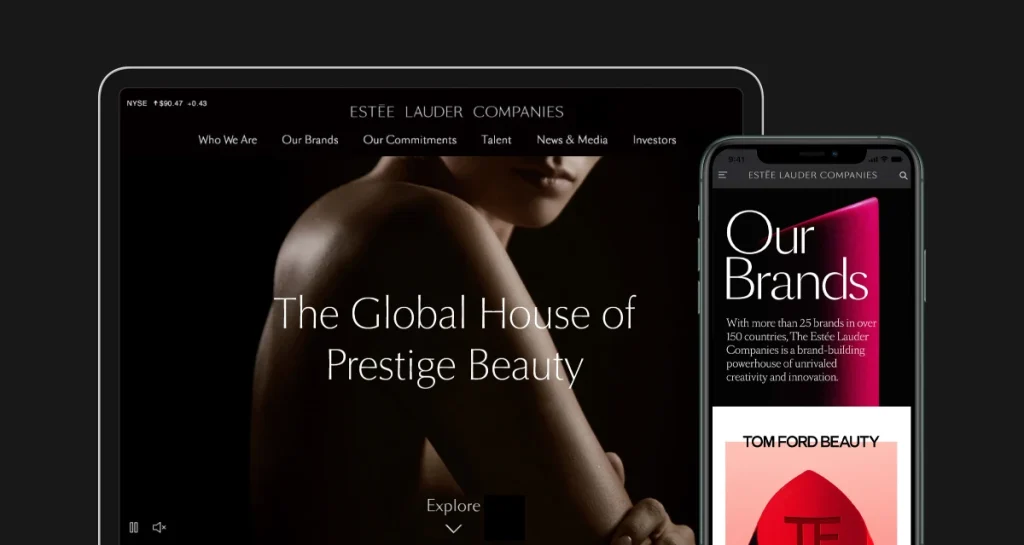 Simple Luxury Branding Estee Lauder