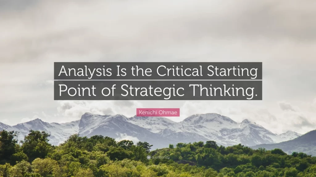 Strategic Thinking Quote