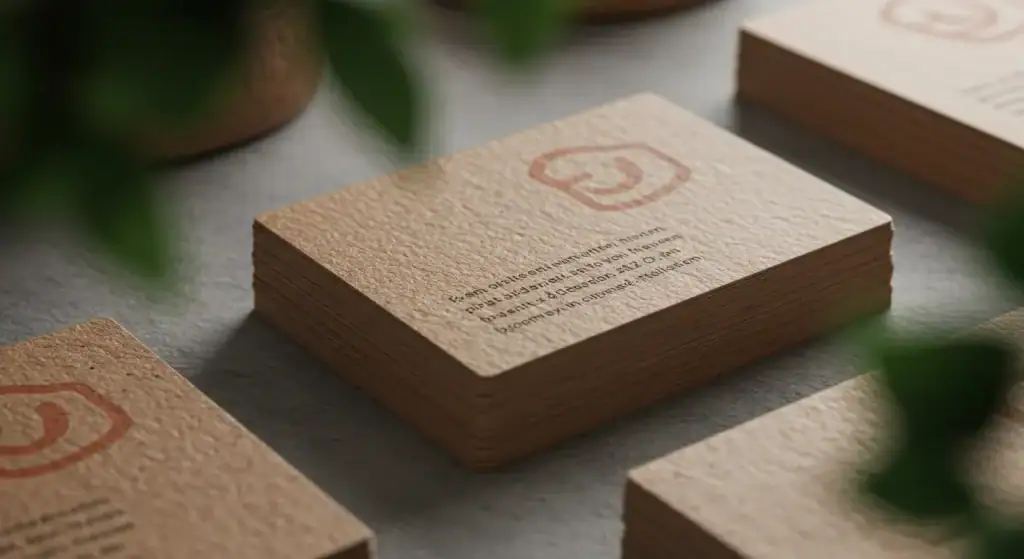 Sustainable Business Card Design Trend 2025