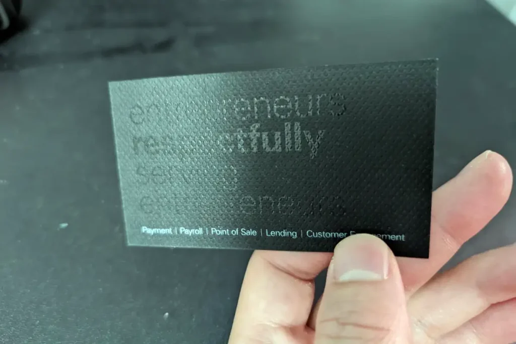 Textured Business Card Ideas