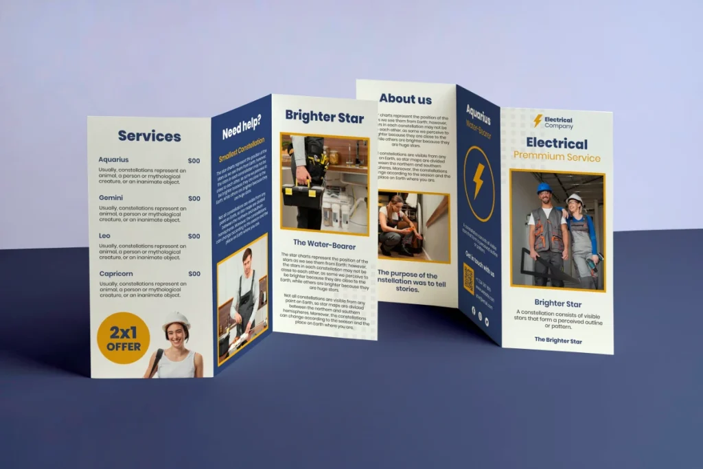Trifold Brochure Design Example