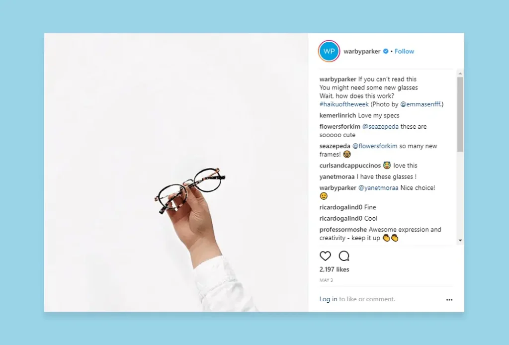Warby Parker Example Of Storytelling In Marketing