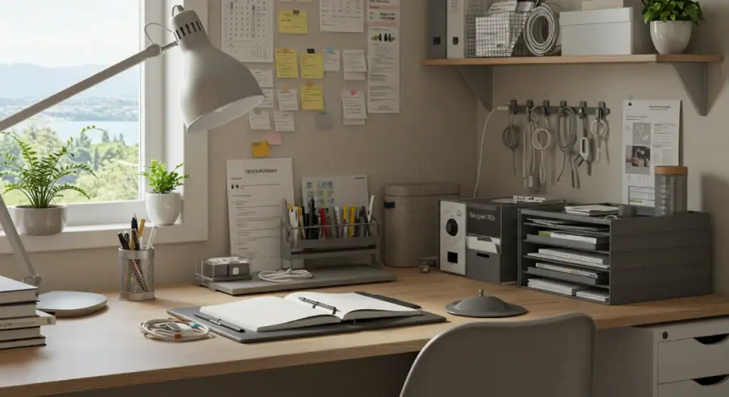 Workspace Organisation Tips Home Office