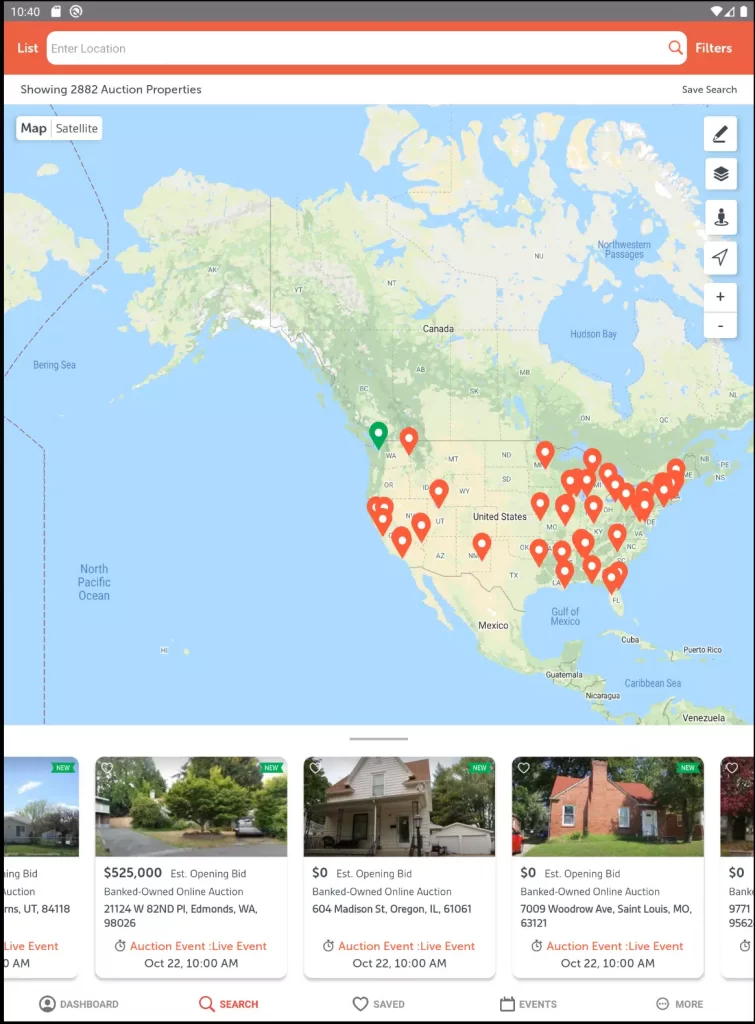Xome Auctions App